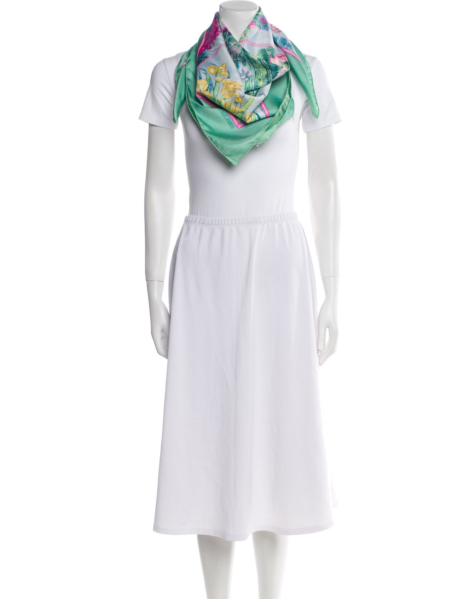 Hermès Giverny Silk Scarf