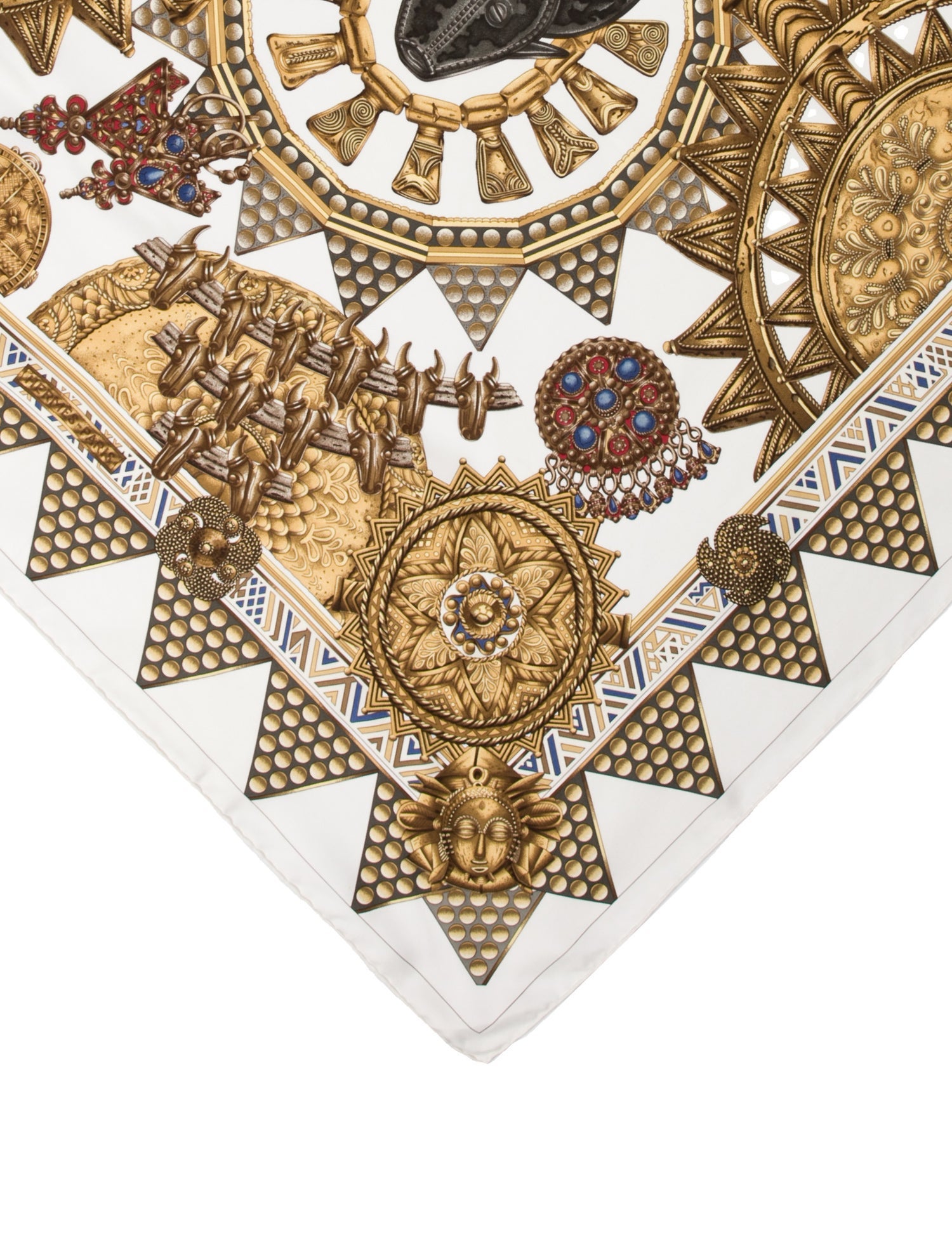 Hermès L'or Des Chefs Silk Scarf