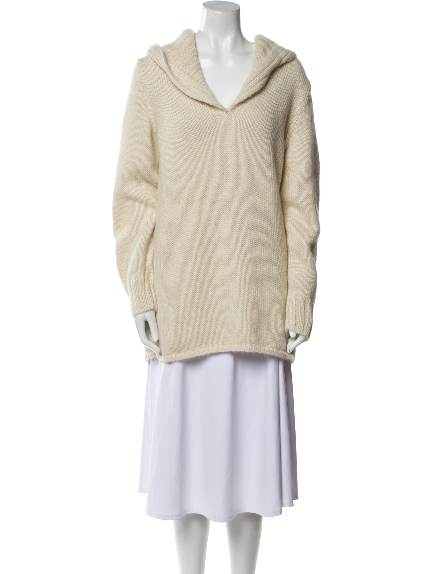 Hermès Alpaca Cowl Neck Sweater