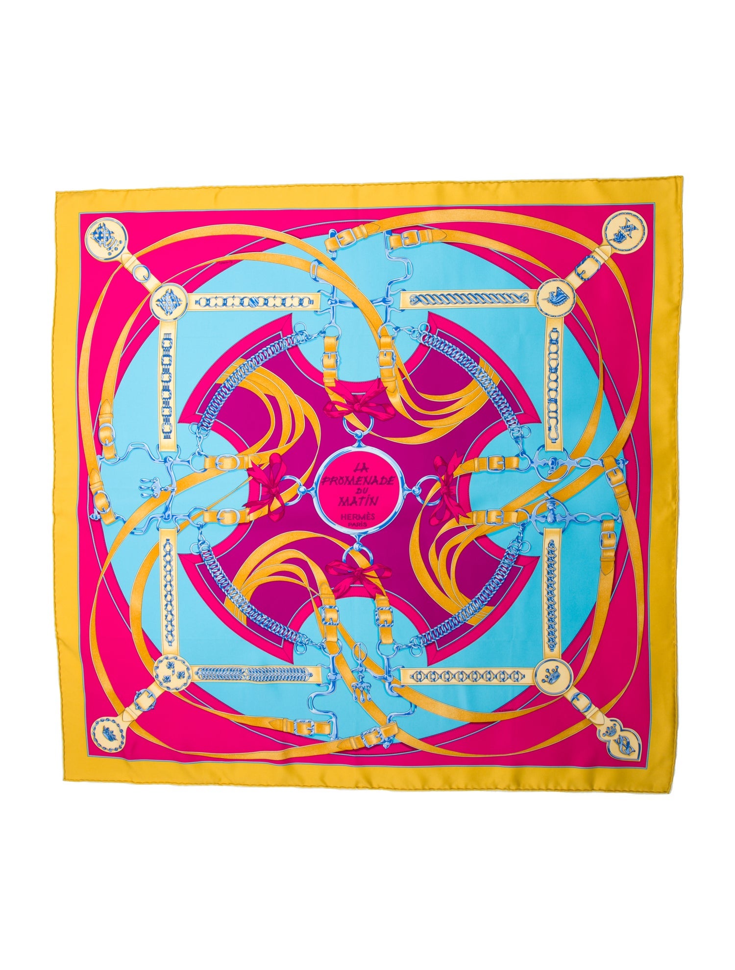 Hermès La Promenade du Matin Silk Scarf w/ Tags