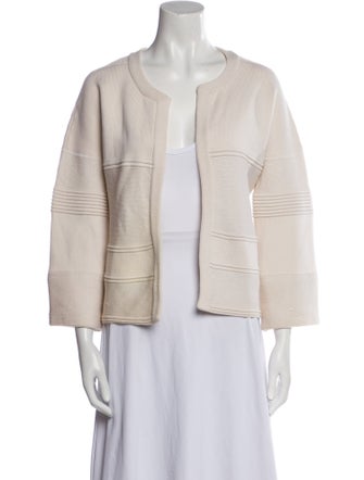 Hermès Virgin Wool Open Front Sweater