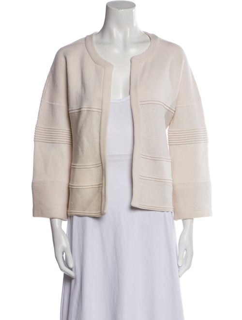 Hermès Virgin Wool Open Front Sweater