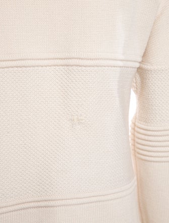 Hermès Virgin Wool Open Front Sweater