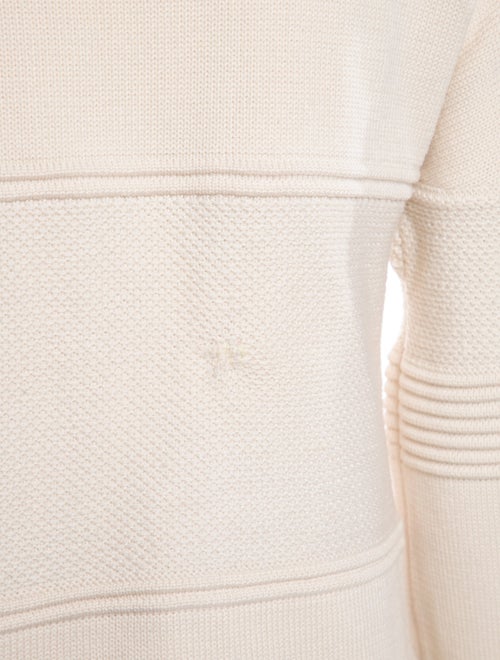 Hermès Virgin Wool Open Front Sweater
