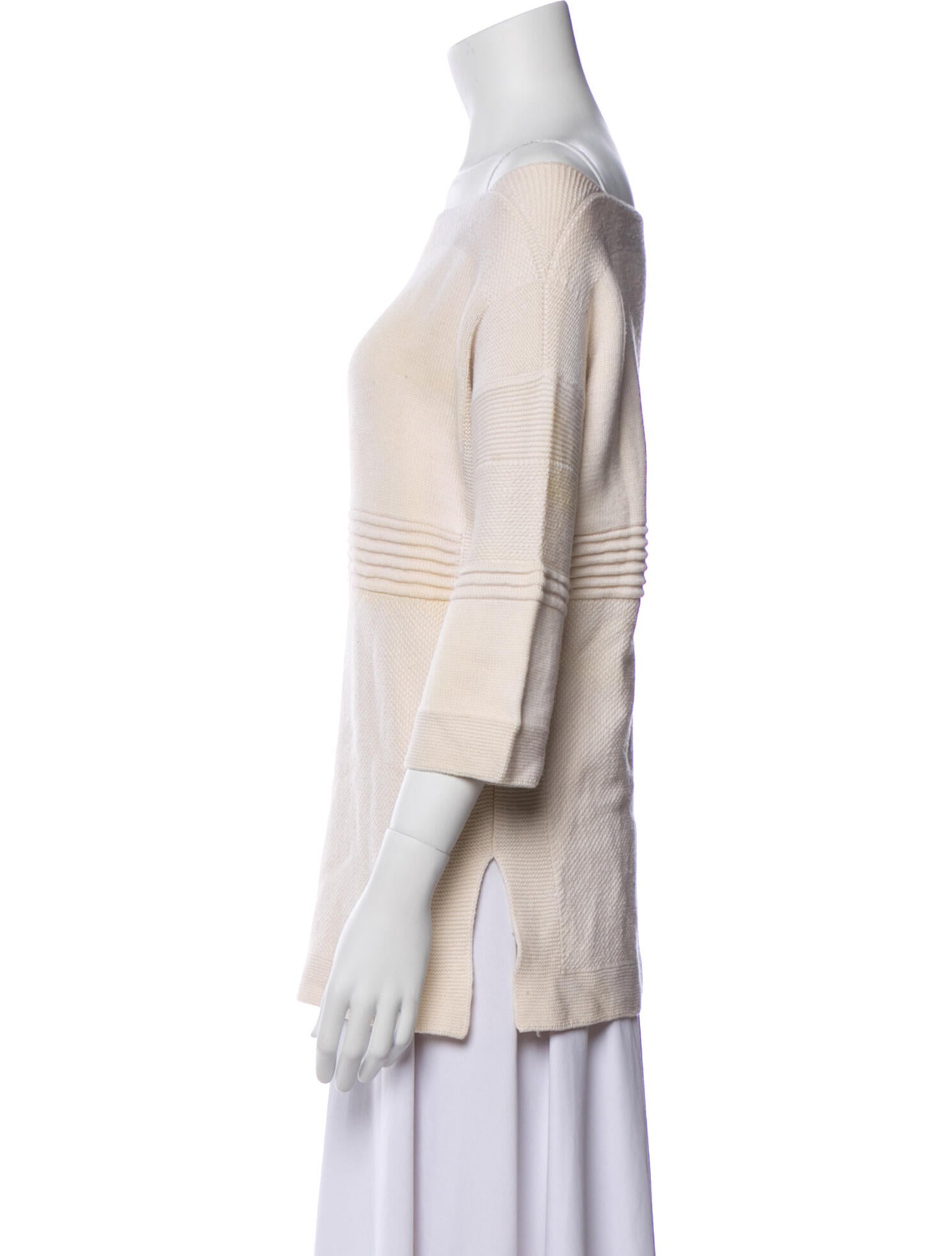 Hermès Cashmere Off-The-Shoulder Sweater