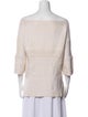 Hermès Cashmere Off-The-Shoulder Sweater