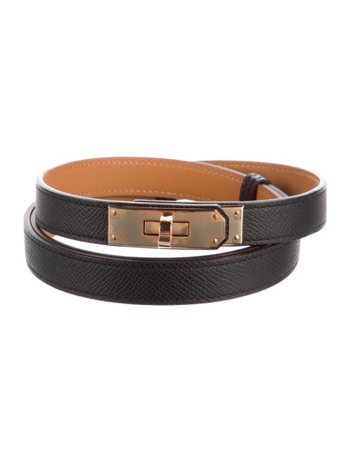 Hermès 18 mm Epsom Leather Kelly Belt