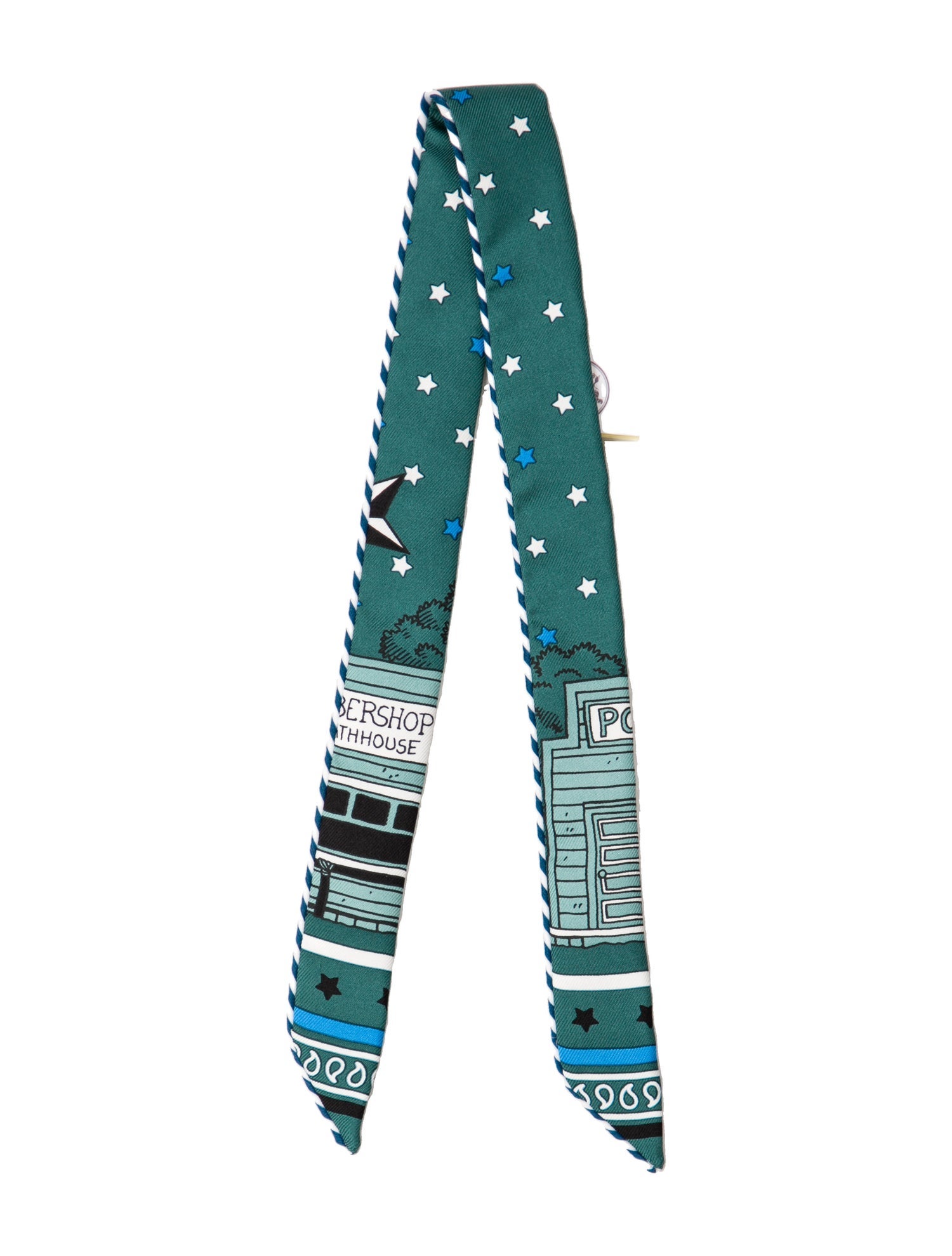 Hermès Paris Station Candy Doll Silk Twilly Scarf w/ Tags