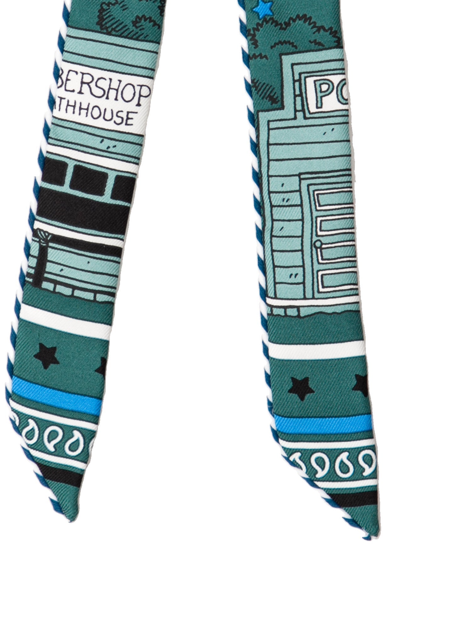 Hermès Paris Station Candy Doll Silk Twilly Scarf w/ Tags