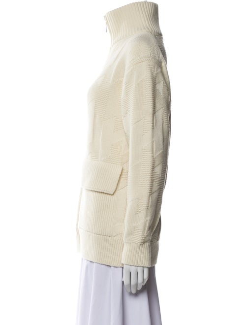 Hermès Virgin Wool Mock Neck Sweater