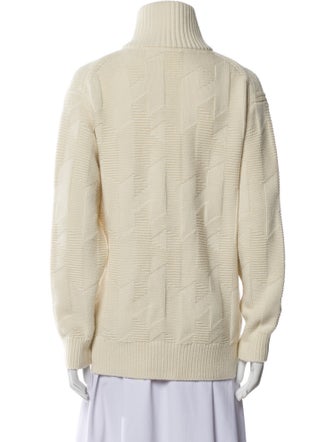 Hermès Virgin Wool Mock Neck Sweater