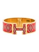 Hermès Clic Clac H Enamel at Turn Lock Bangle Bracelet