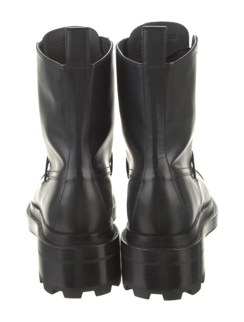 Hermès Funk Leather Combat Boots