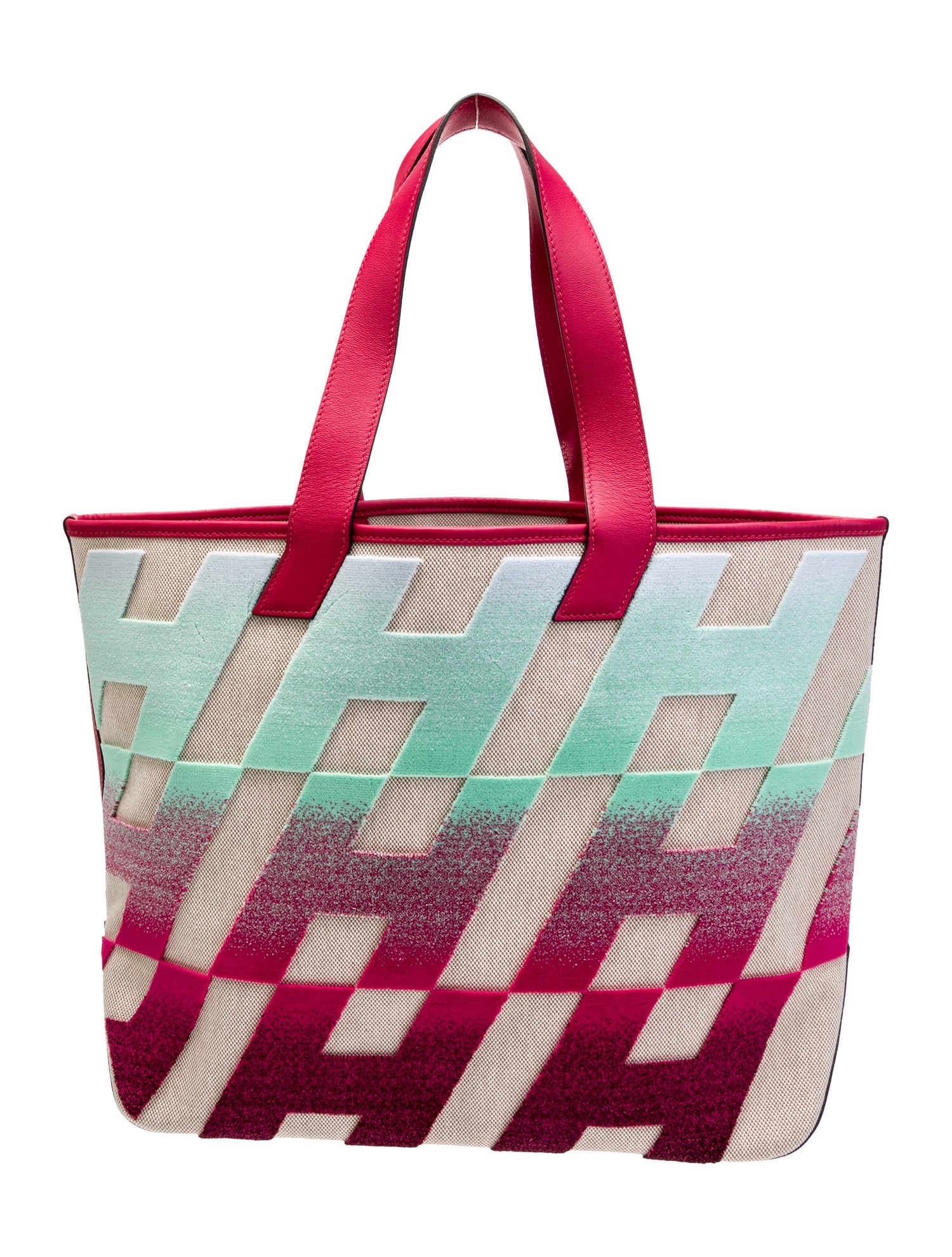 Hermès Toile & Swift Cabas H en Biais 40