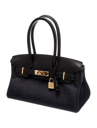 Hermès 2025 Swift and Denim Shoulder Birkin Light 29