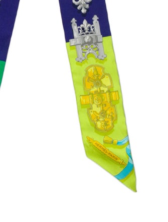 Hermès Ferronnerie Silk Twilly Scarf