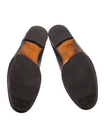 Hermès Leather Lasercut Accents Loafers
