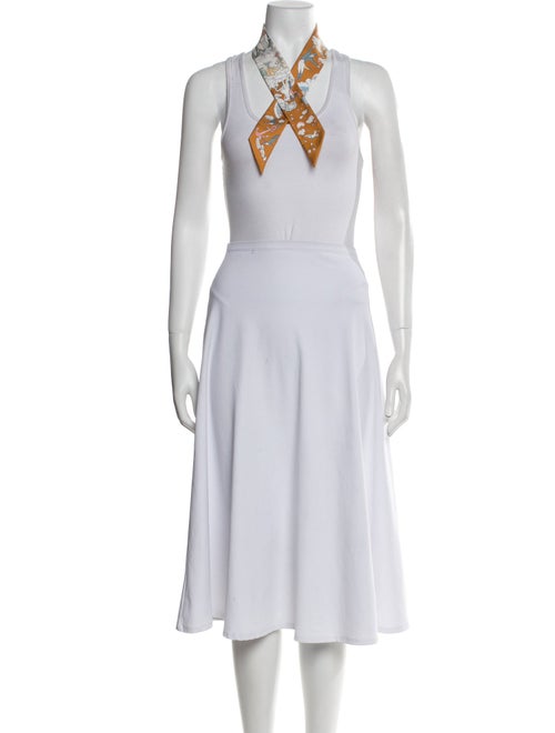 Hermès Sur Mon Nuage Silk Twilly Scarf