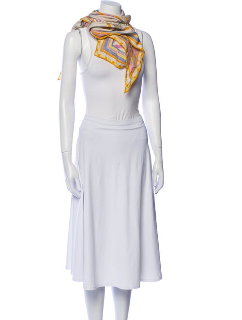 Hermès Passades et Serpentines Giant Triangle Cashmere Triangle Scarf