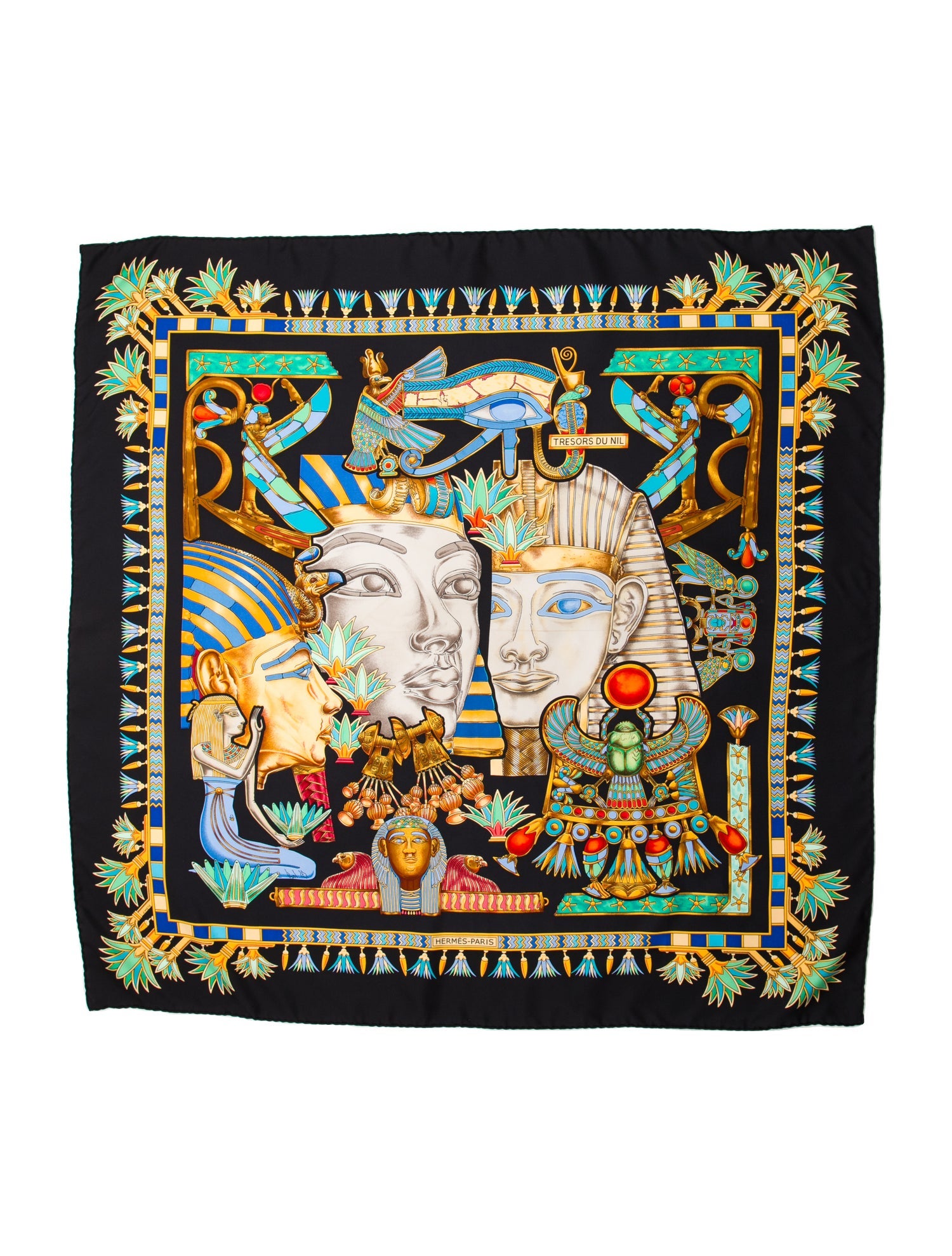 Hermès Tresors Du Nil Silk Scarf