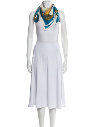 Hermès T'aime un Peu Beaucoup Passionnément Jacquard Silk Scarf