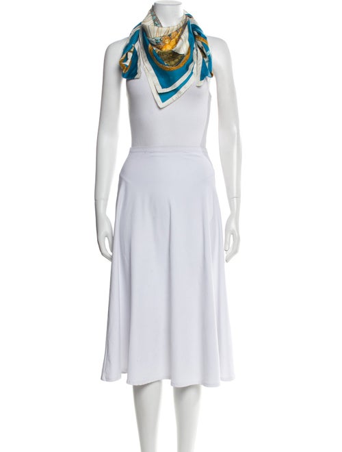 Hermès T'aime un Peu Beaucoup Passionnément Jacquard Silk Scarf