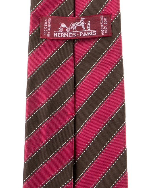 Hermès Silk Pattern Tie