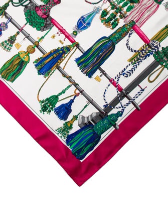 Hermès Passementerie Silk Scarf