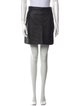 Hermès Leather Mini Skirt