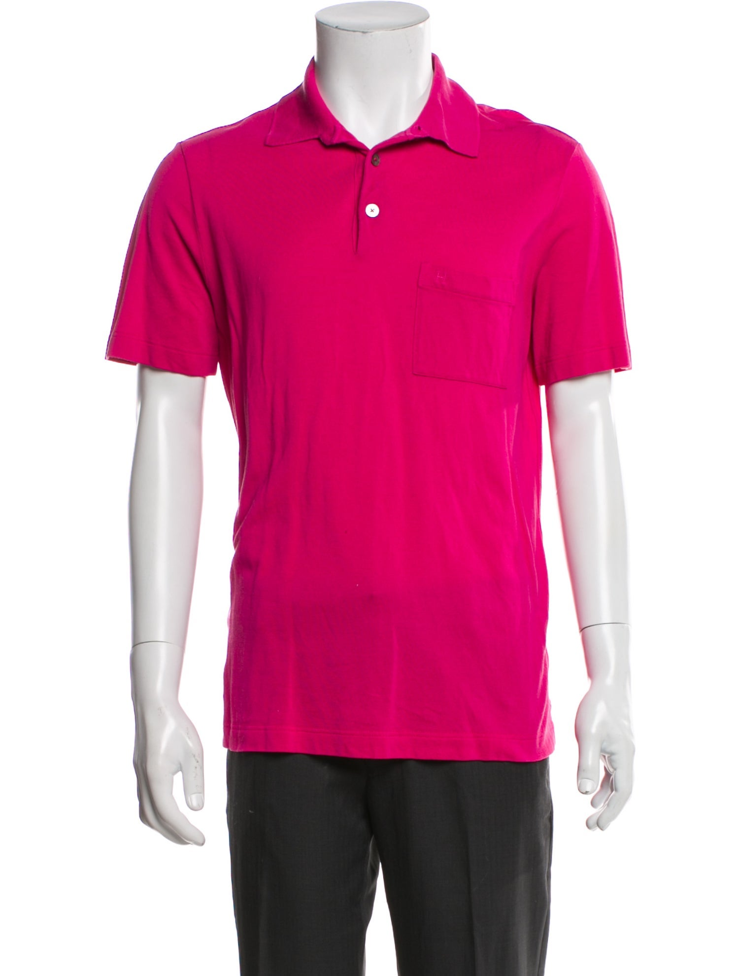 Hermès Collar Short Sleeve Polo Shirt