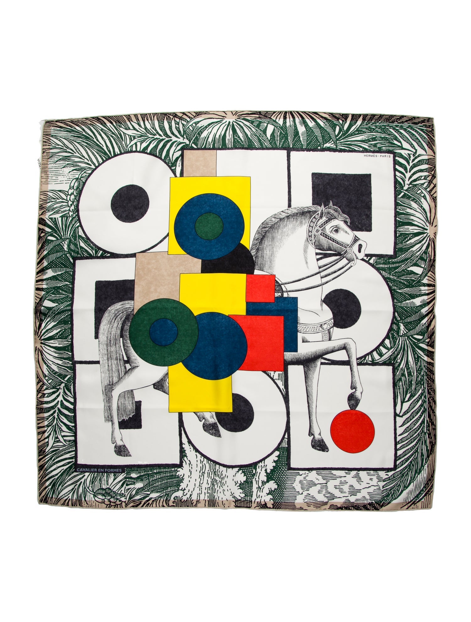 Hermès Cavalier en Formes Silk Scarf w/ Tags