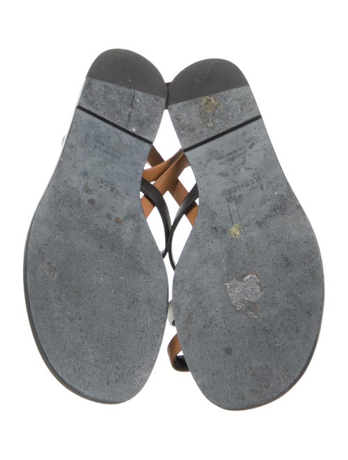 Hermès Harmonie Leather Gladiator Sandals