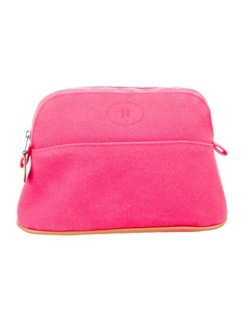 Hermès Toile Small Bolide Cosmetic Pouch