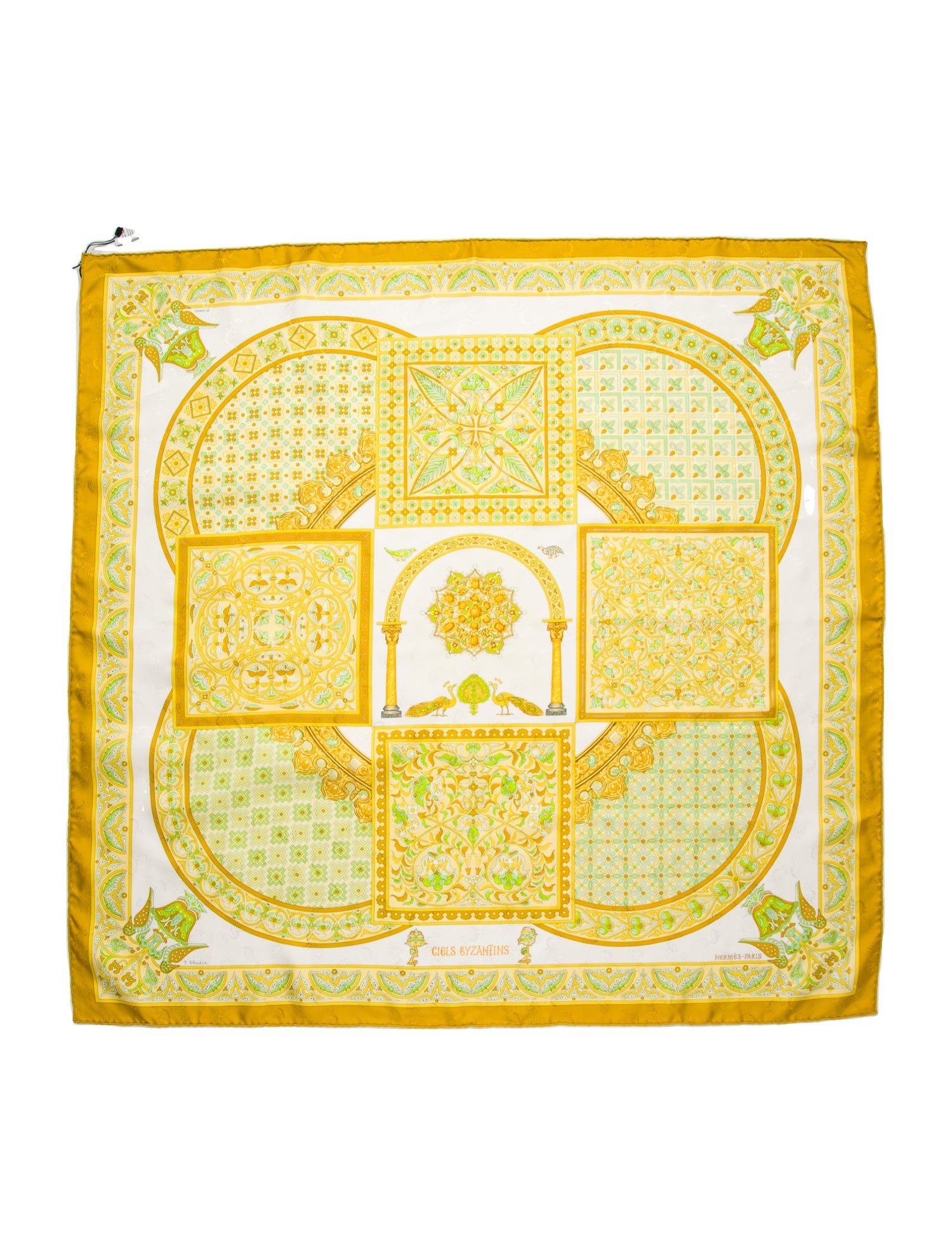 Hermès Ciels Byzantins Jacquard Silk Scarf
