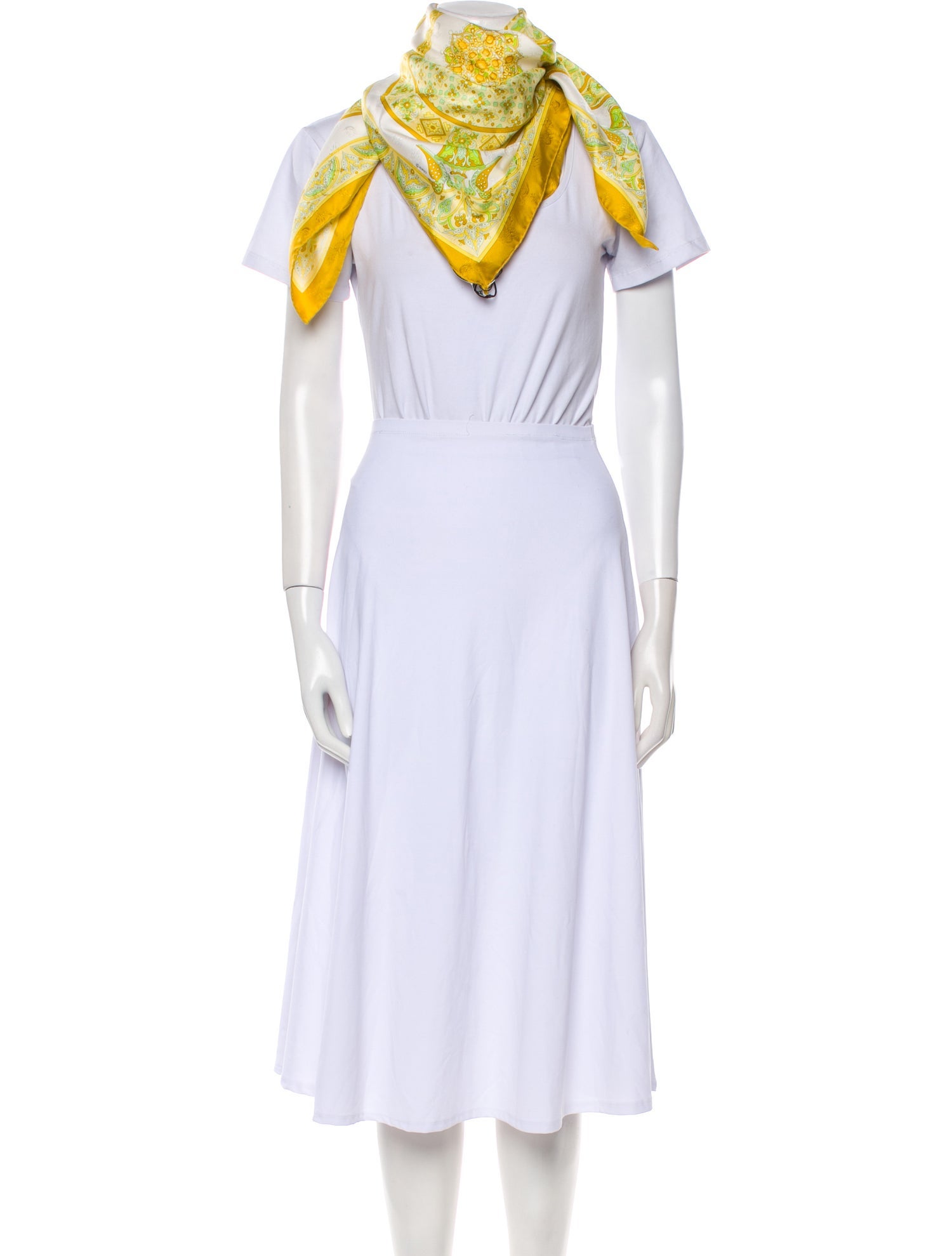 Hermès Ciels Byzantins Jacquard Silk Scarf