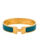 Hermès Enamel Clic H Bangle Bracelet