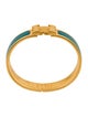 Hermès Enamel Clic H Bangle Bracelet