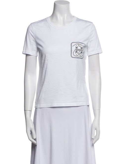 Hermès Graphic Print Crew Neck T-Shirt