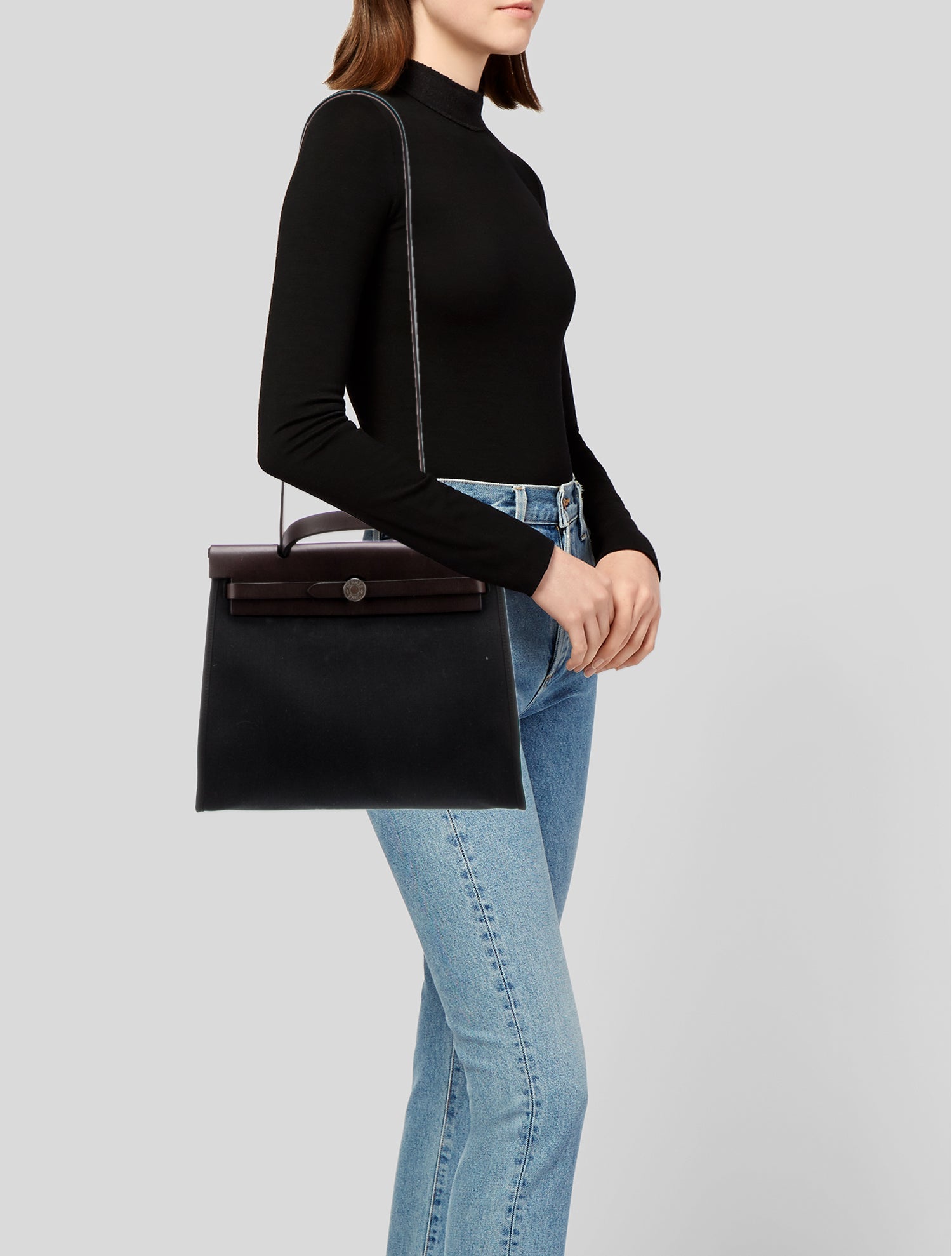 Hermès Toile Officier Herbag Zip 31