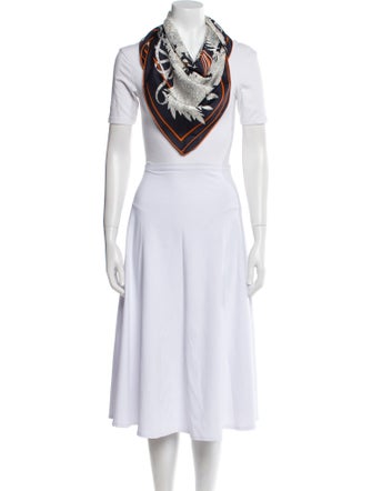 Hermès Le Sacre Des Saisons Silk Scarf