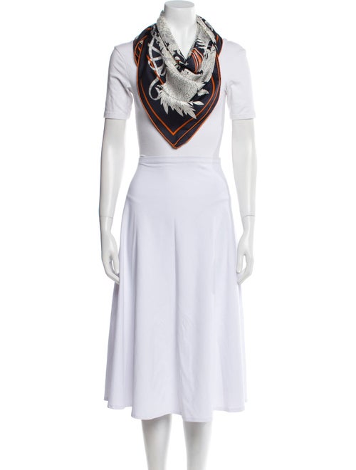 Hermès Le Sacre Des Saisons Silk Scarf