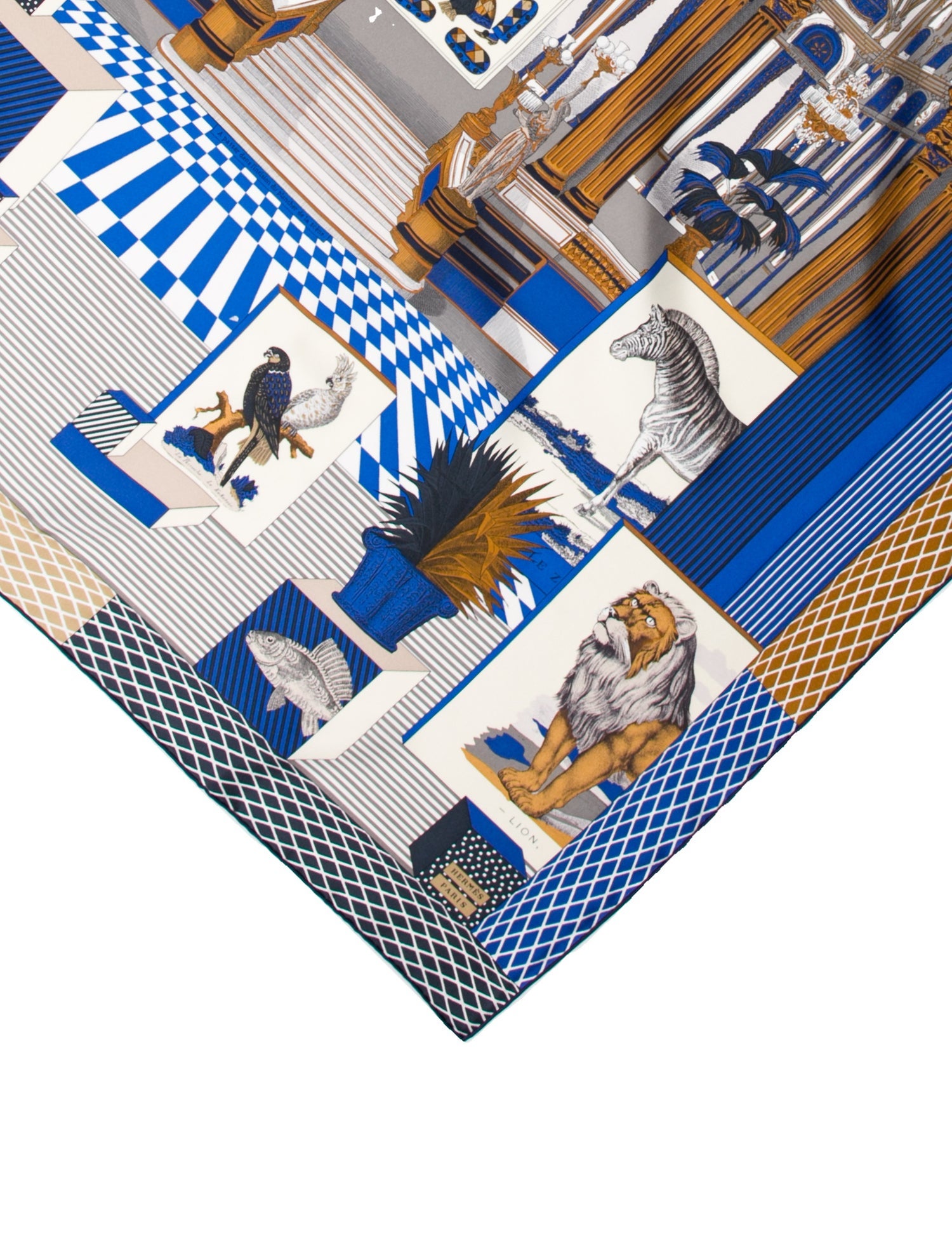 Hermès Grand Théâtre Nouveau Silk Scarf