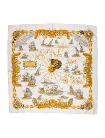 Hermès Voiles De Lumiere Silk Scarf