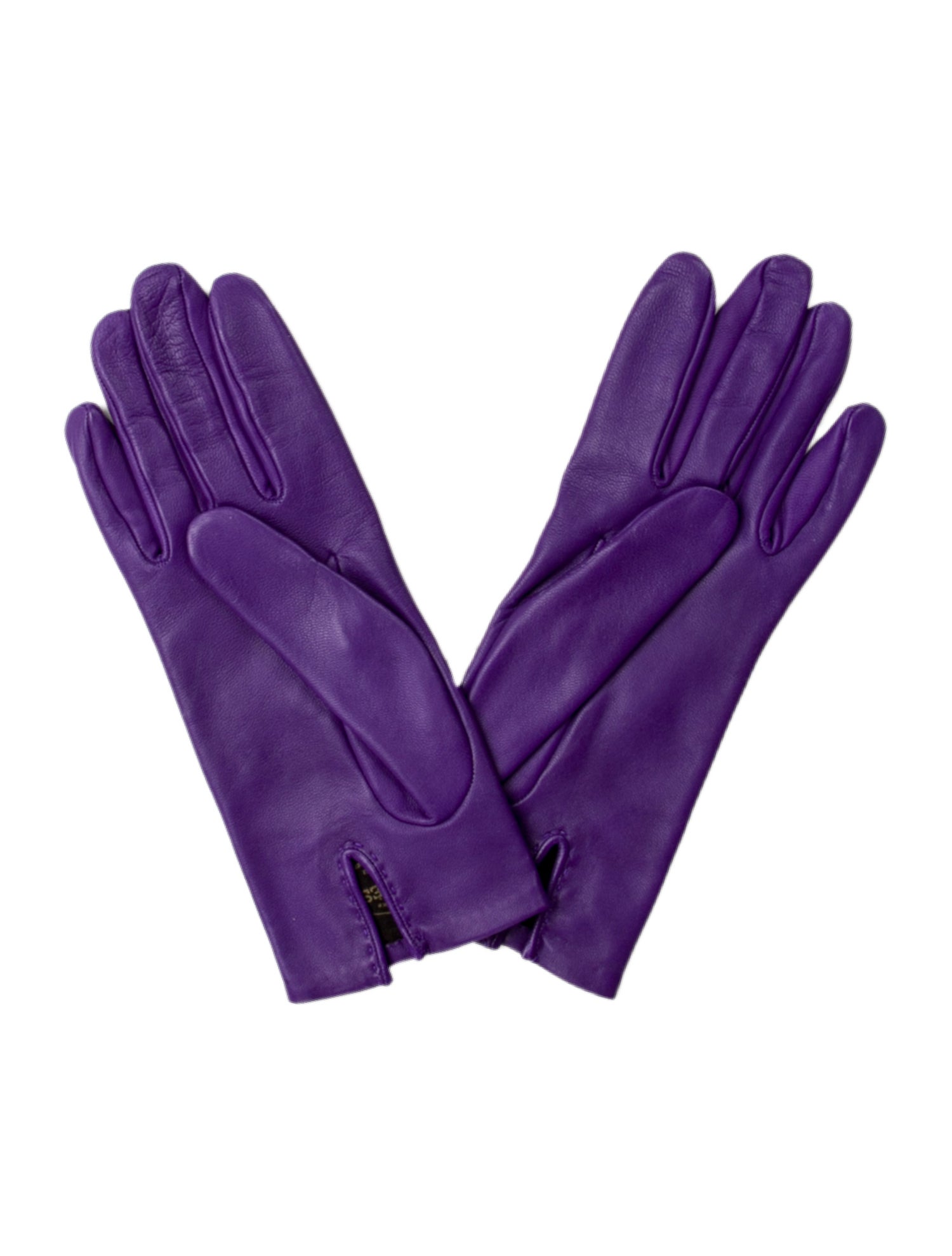 Hermès Lambskin H Logo Gloves