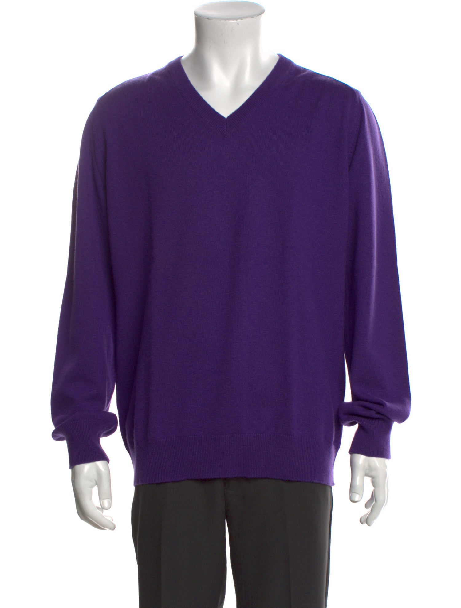 Hermès Cashmere V-Neck Pullover