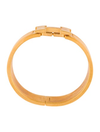 Hermès Enamel Clic Clac Bangle Bracelet