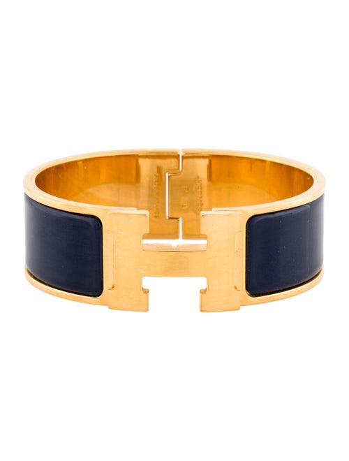 Hermès Enamel Clic Clac Bangle Bracelet