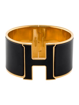 Hermès Clic H XL With Enamel at Turnlock Bracelet