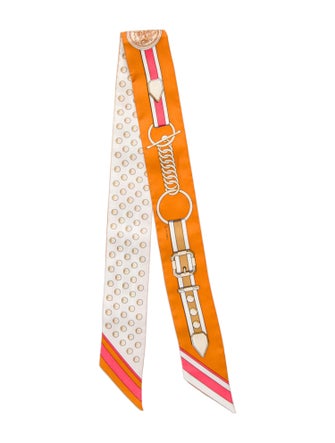Hermès Grand Tralala Silk Twilly Scarf