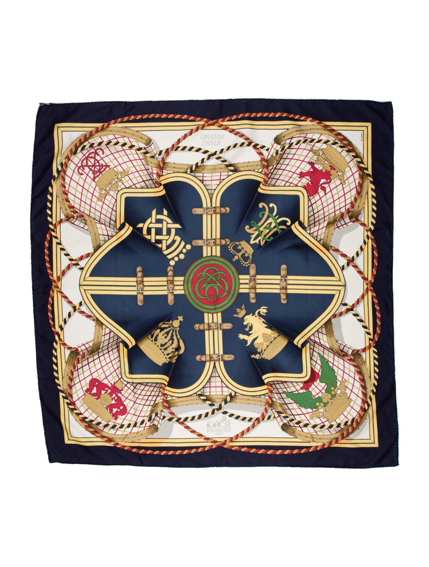 Hermès Grand Tenue Silk Scarf